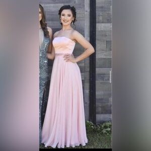 Sherri Hill Blush Pink Prom/Hoco Dress